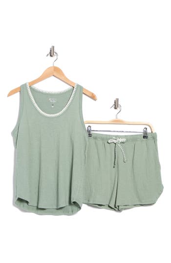 Jaclyn Whipstitch Short Pajamas
