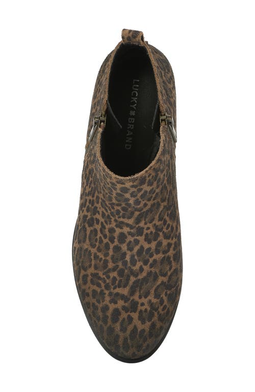 Lucky Brand Basel Bootie In Brown