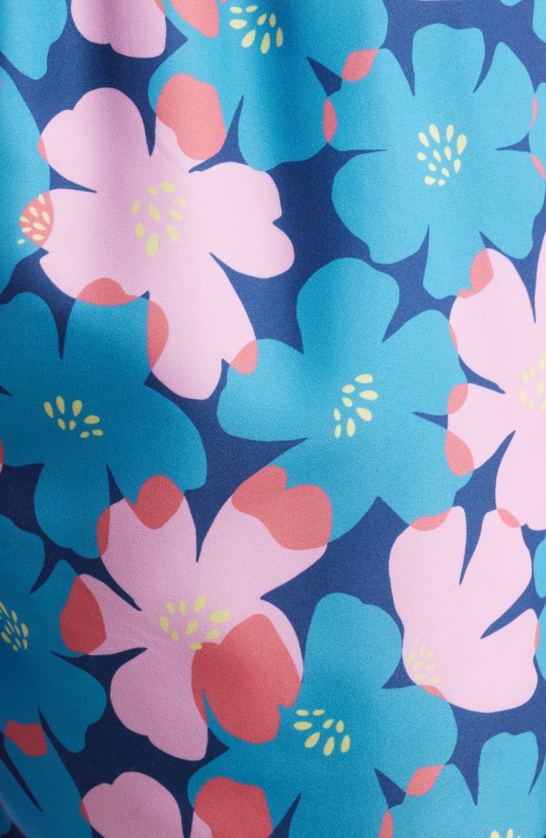 Boardies Floral Swim Trunks, Alternate, color, Blue Multi