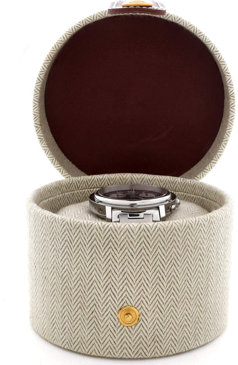 Pre-Owned Hermes Clipper Chronograph Quartz Watch Stainless Steel 38, Alternate, color, Silver