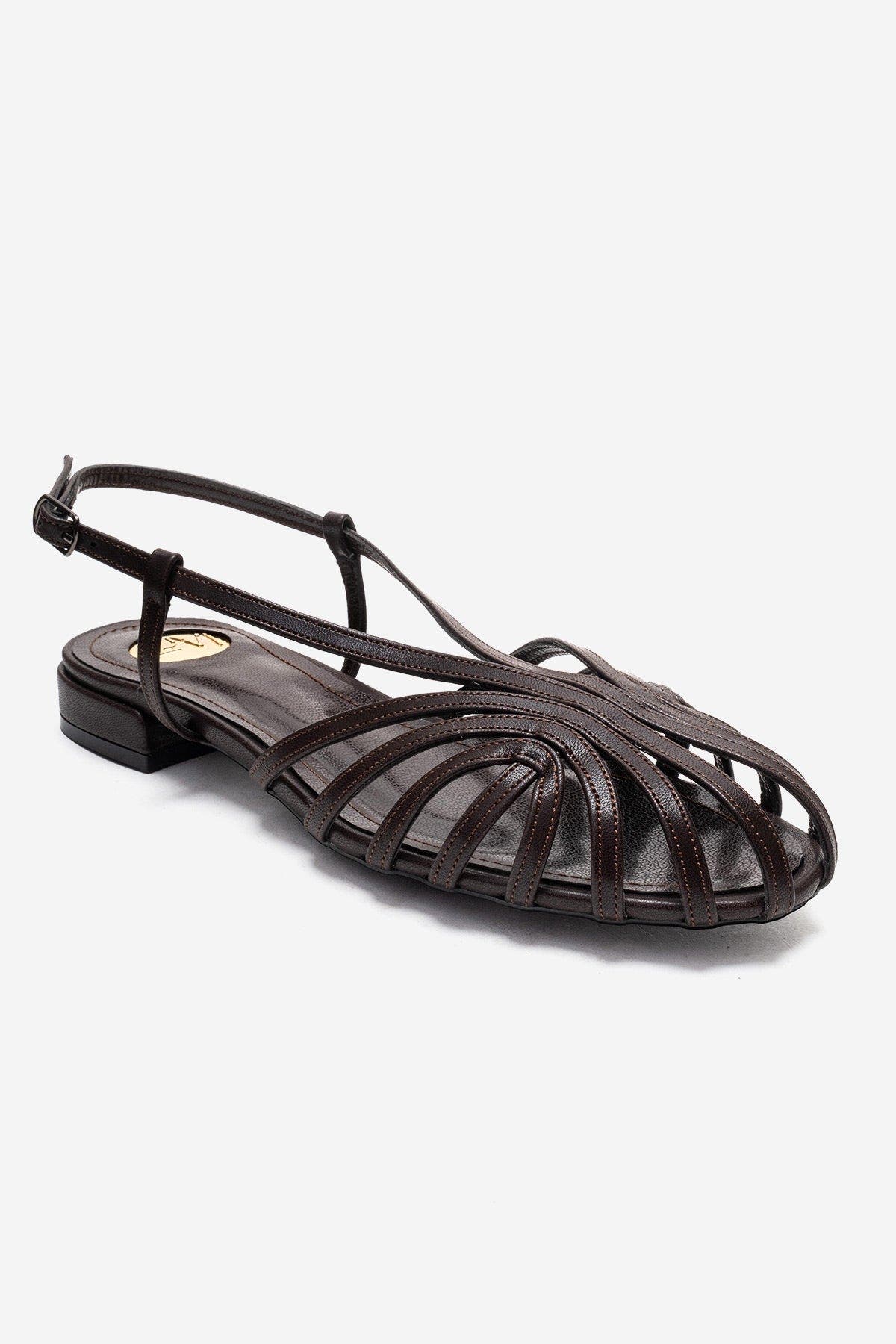 Liss Strap Sandal, Alternate, color, Brown