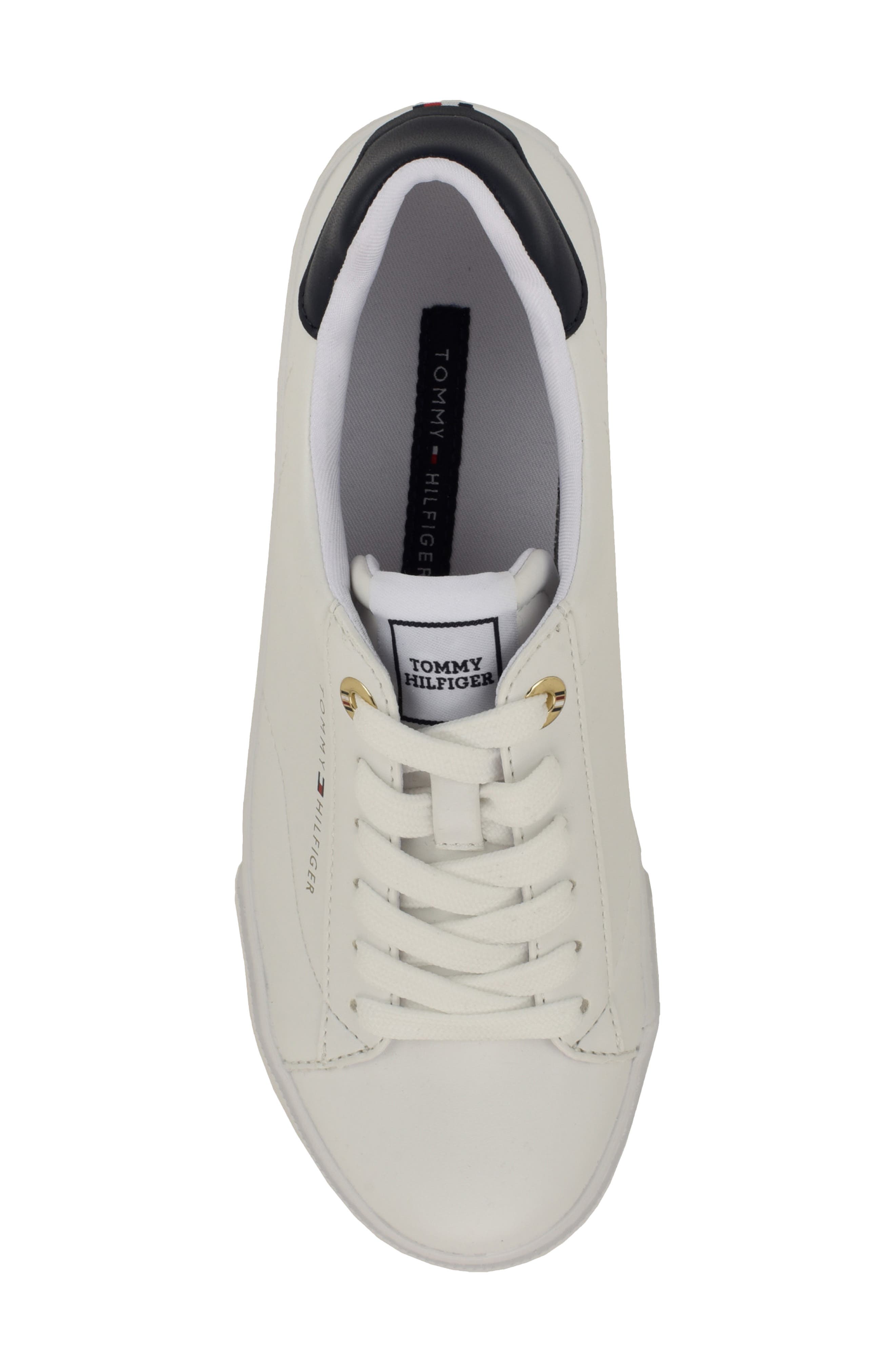 Lernia Sneaker, Alternate, color, WHITE/ NAVY