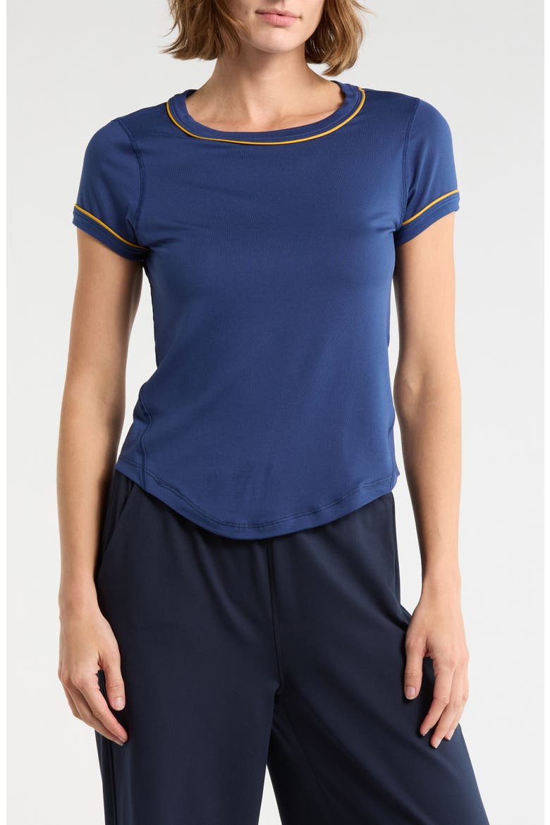 Super Soft Synergy Crewneck T-Shirt, Main, color, NAVY