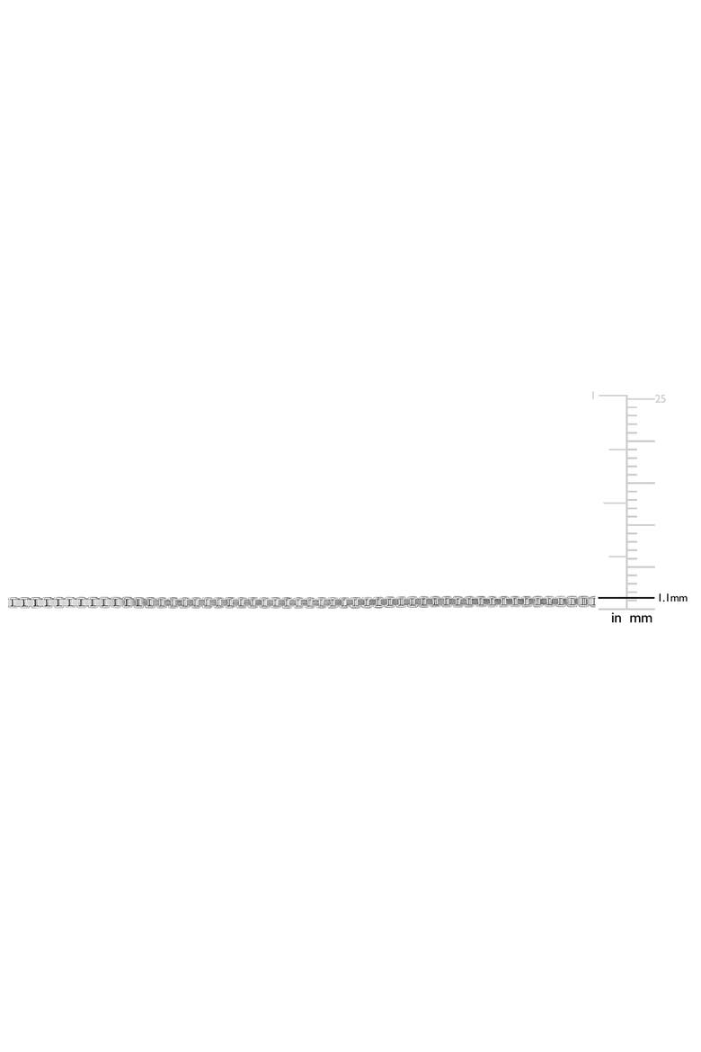 Box Link Chain Necklace, 1.10mm, Alternate, color, SILVER
