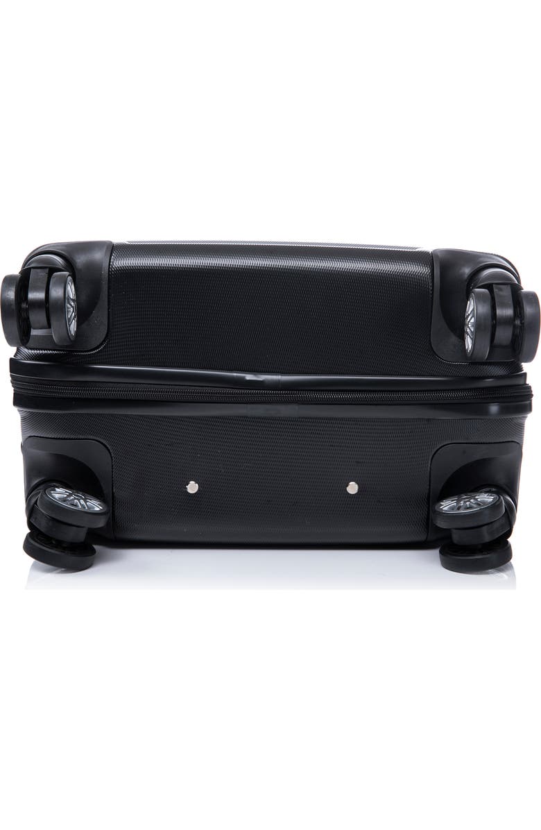 TUCCI Girovita Hardshell 3-Piece Spinner Luggage Set, Alternate, color, Black