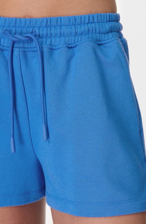 Sweaty Betty Womens Revive Boxy Cotton-blend Shorts Tidal Blue Xxl In Tidal Blue