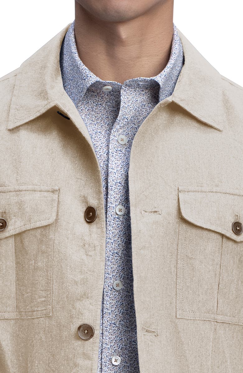 Bugatchi Linen & Cotton Blazer, Alternate, color, 