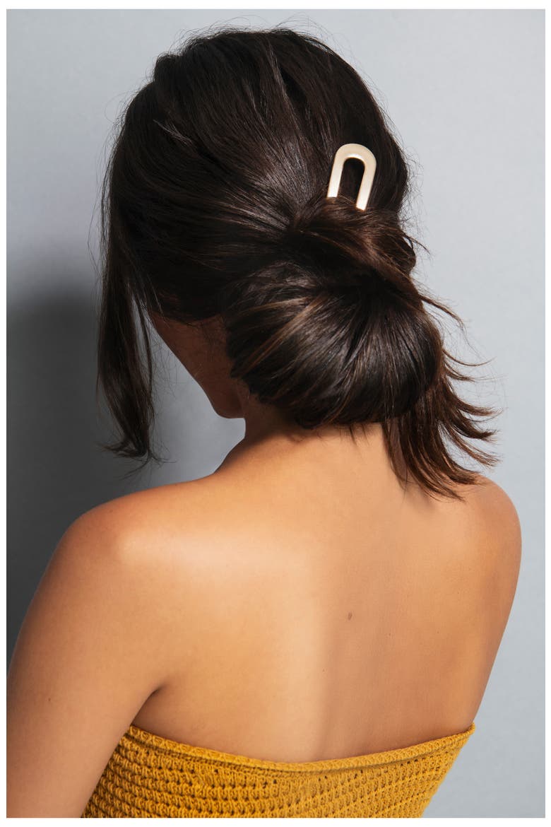 Sleek Chignon Hair Pin, Alternate, color, NO COLOR