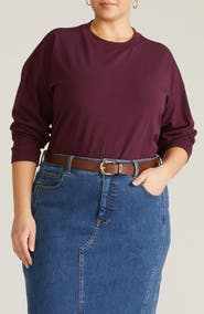 Universal Standard Drop Shoulder Top