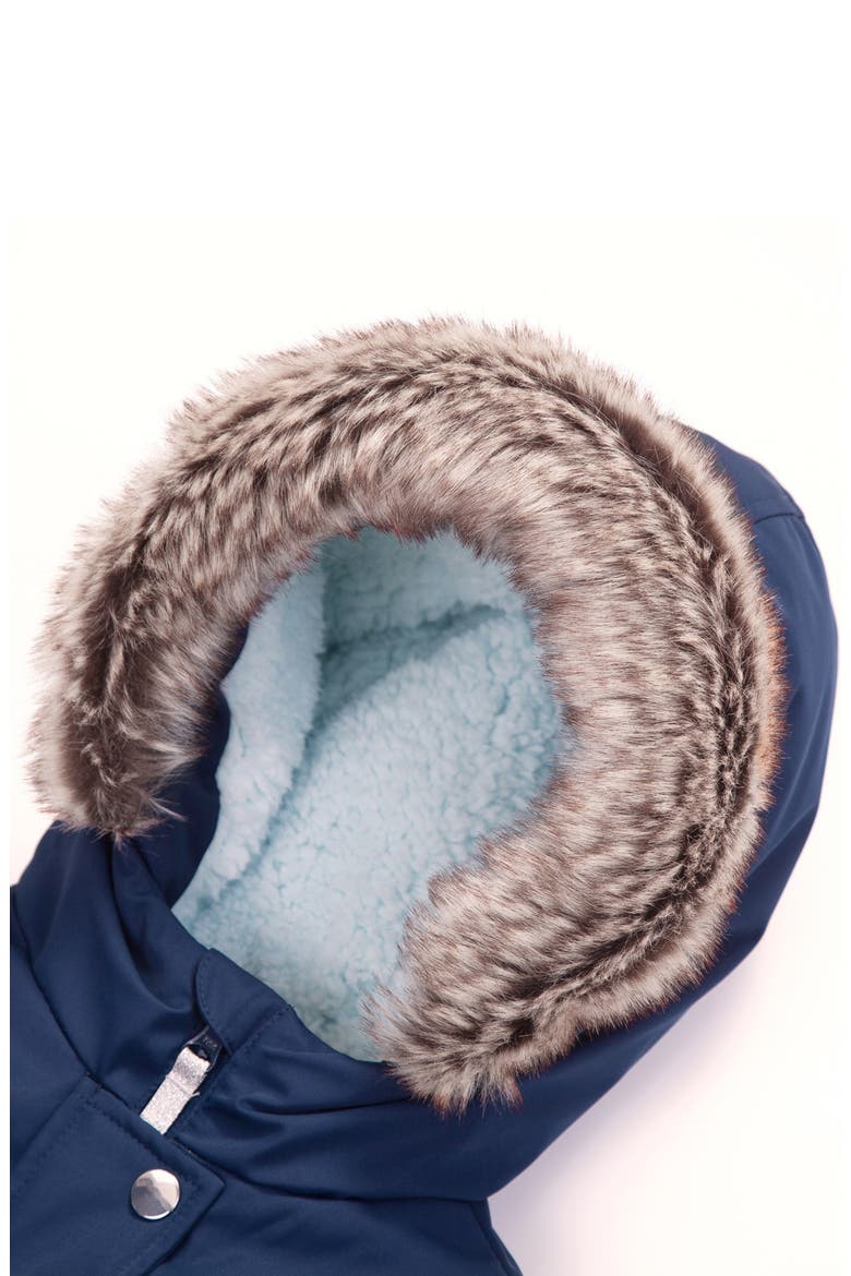 Kids' Cozy Fleece-Lined Parka, Alternate, color, Navy