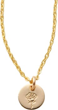 MADE BY MARY June Birth Flower Necklace