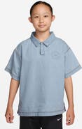 Nike Kids' Short Sleeve Denim Polo
