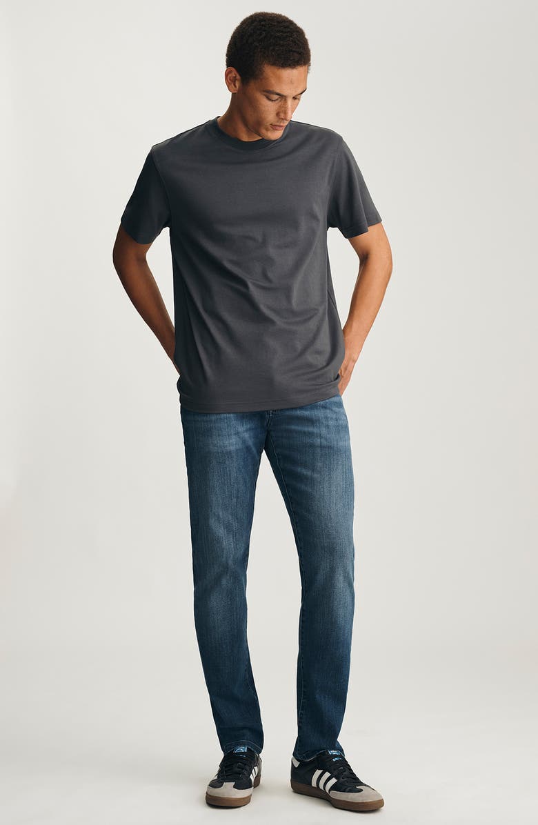 Mavi Jeans Short Sleeve Cotton & Modal T-Shirt, Alternate, color, Asphalt