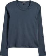 AllSaints Stevie Long Sleeve Organic Cotton T-Shirt