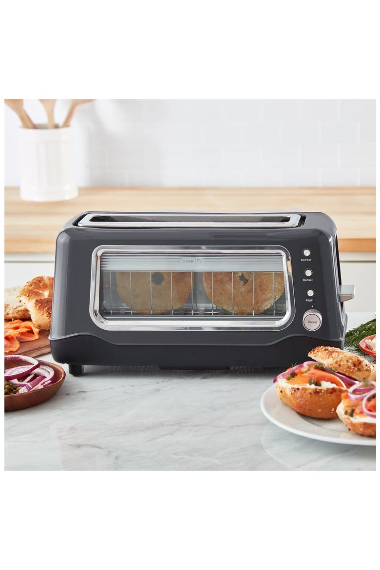 Clear View Toaster, Alternate, color, COOL GREY