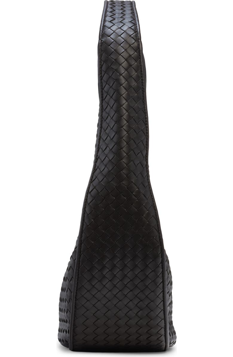 Bottega Veneta Small Ovetto Intrecciato Leather Shoulder Bag, Alternate, color, 2094 Espresso-Brass V