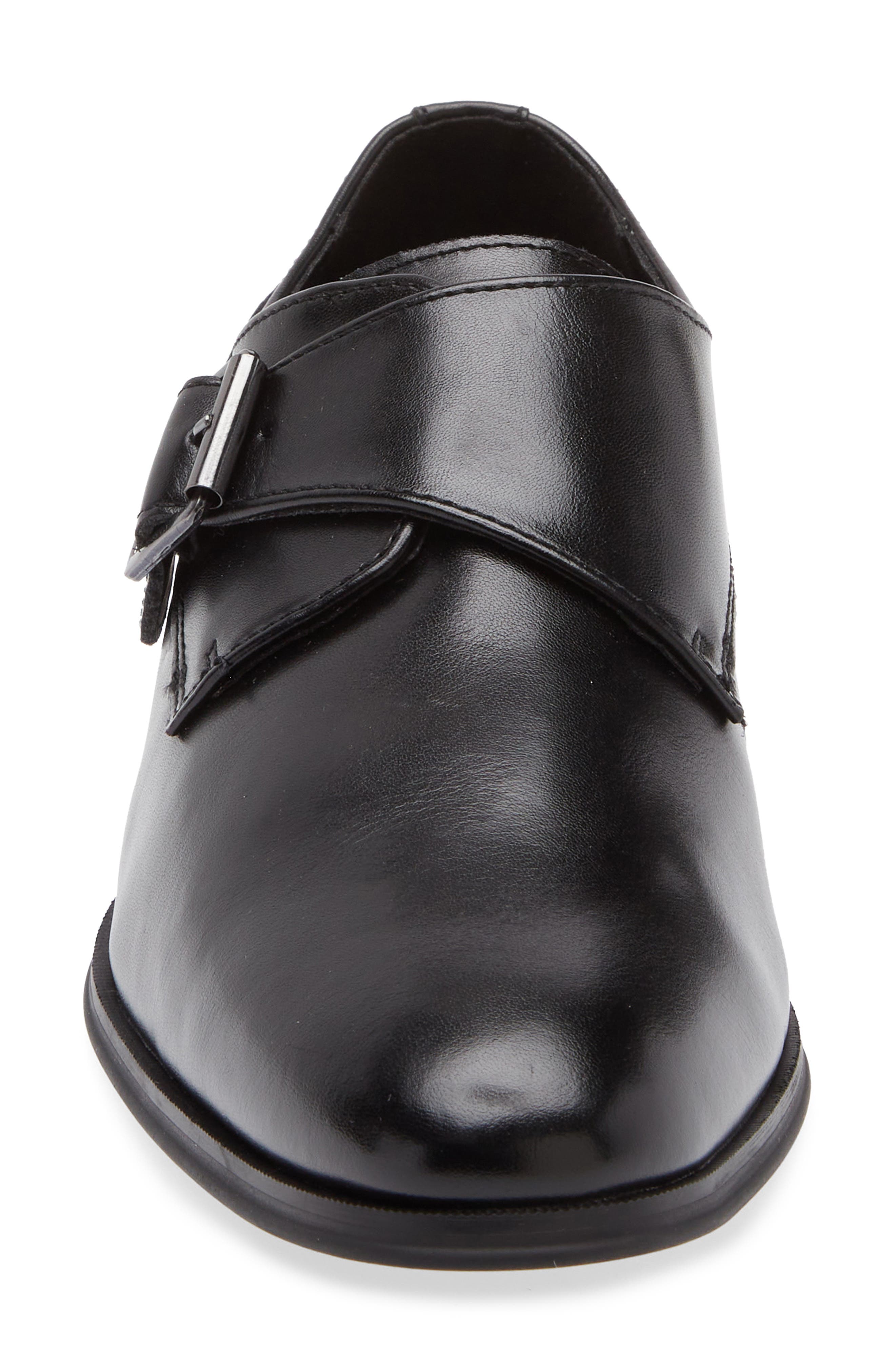 Abound Caden Single Monk Strap Loafer, Alternate, color, Black