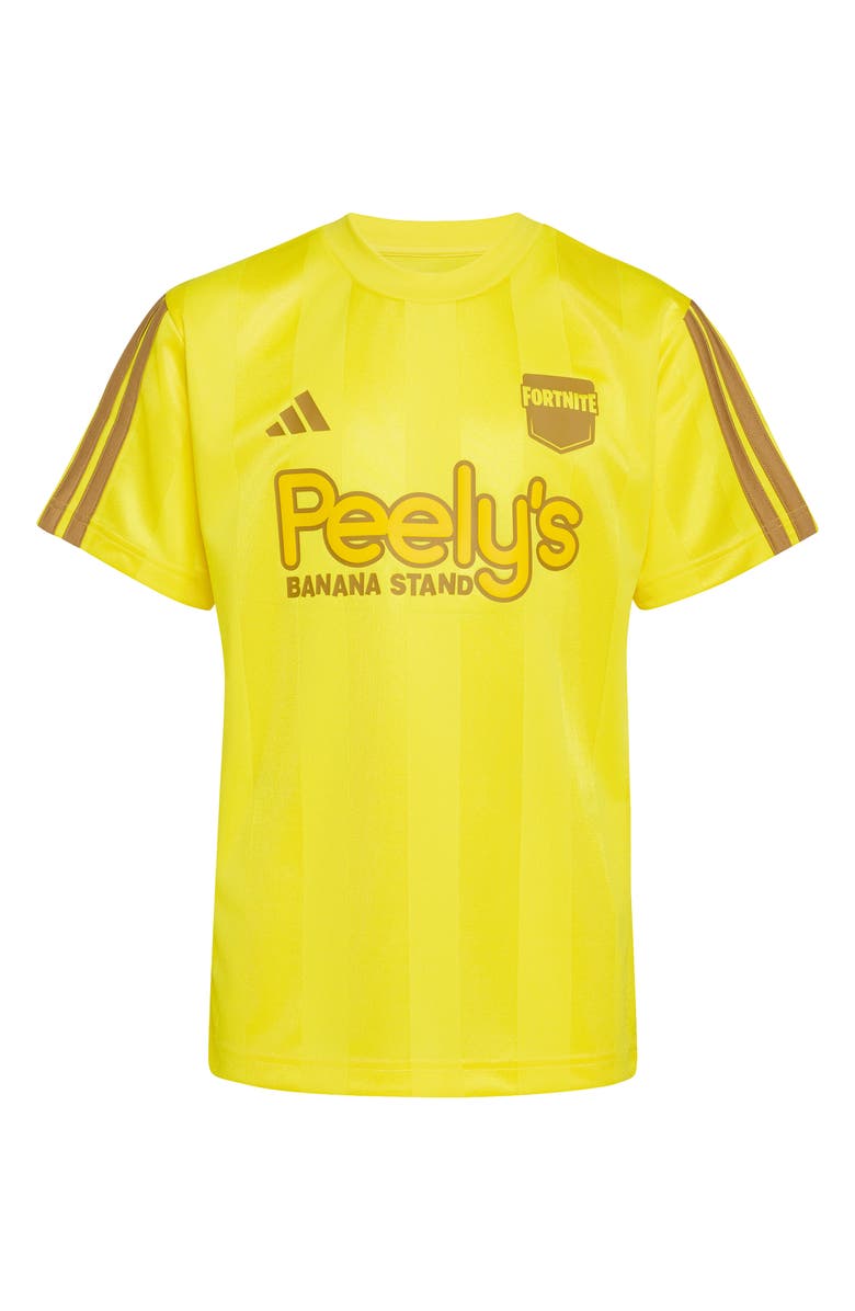adidas Originals x Fortnite Kids' Peely Jersey, Main, color, Yellow