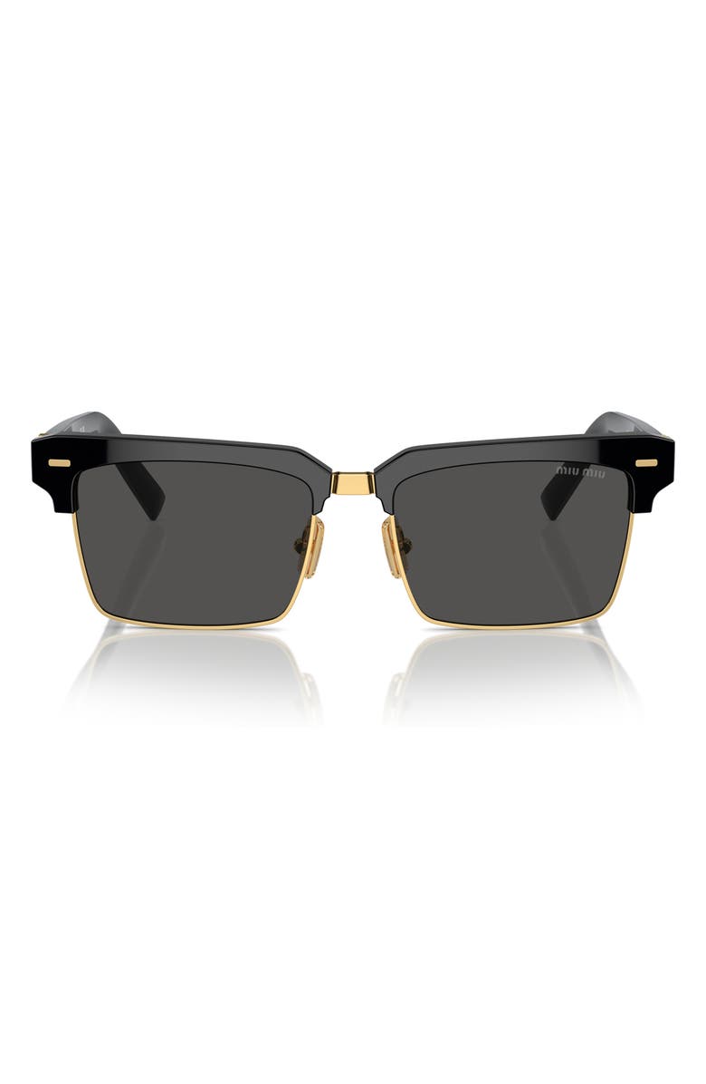Miu Miu 54mm Square Sunglasses, Alternate, color,