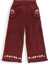Mini Boden Kids' Frill Corduroy Pants