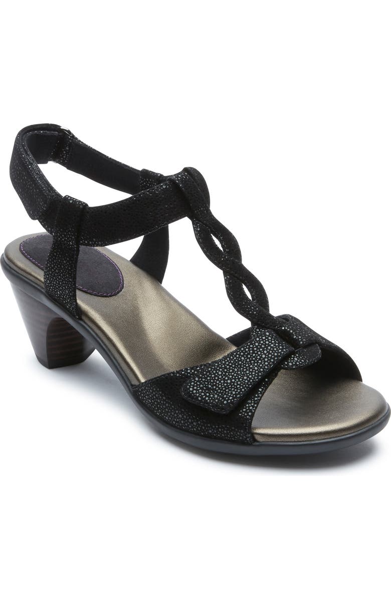 Aravon Medici T-Strap Sandal, Main, color,