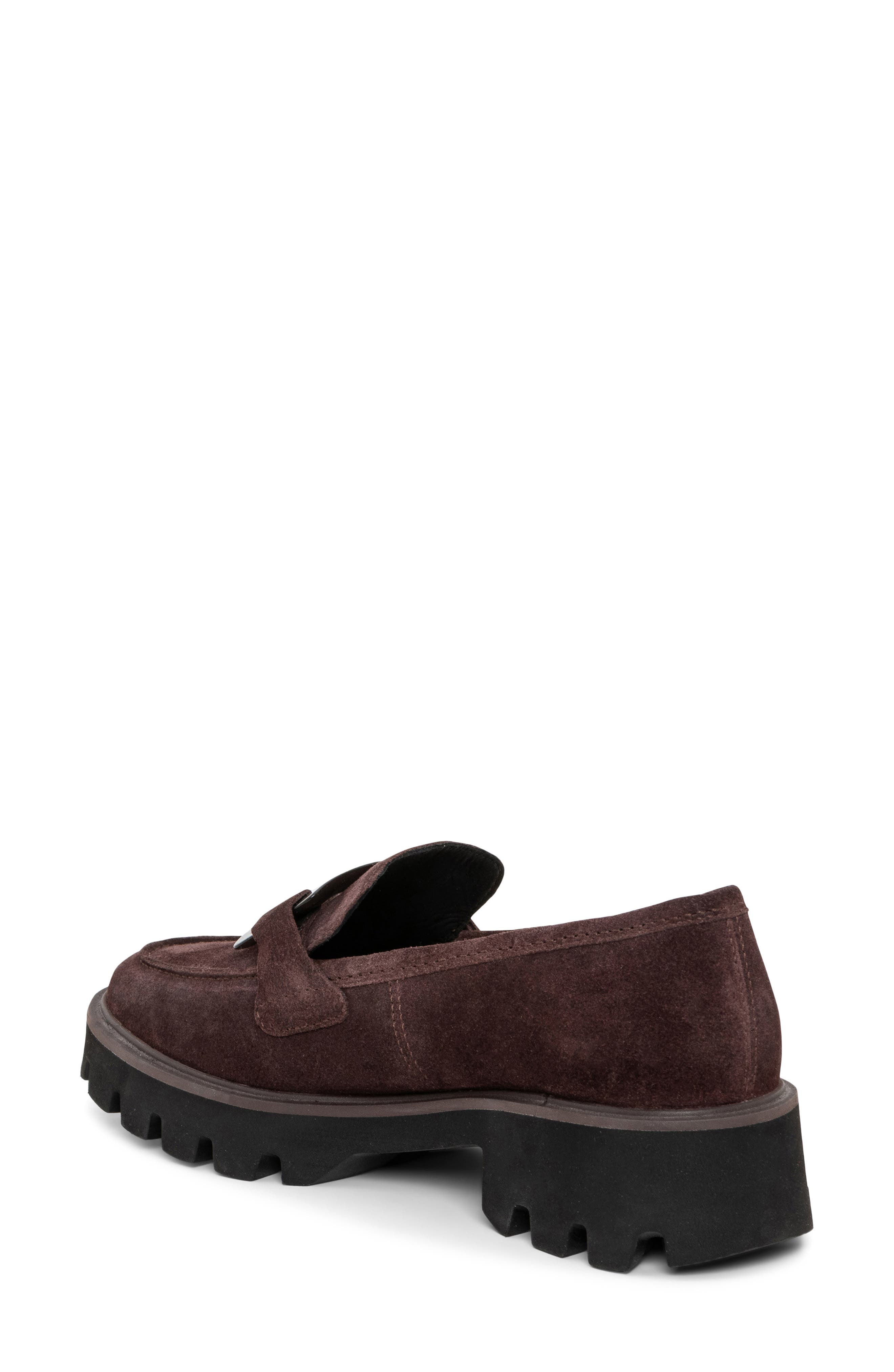ara Oleander Platform Loafer, Alternate, color, Amarone