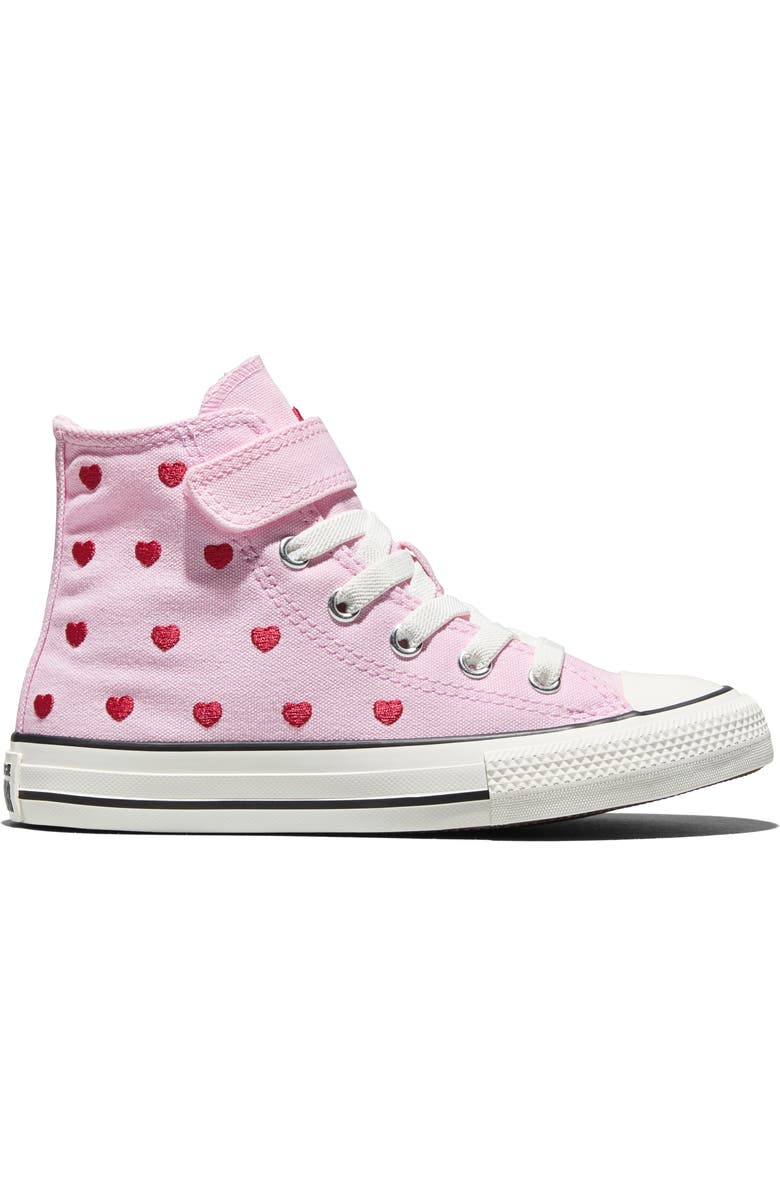 Converse Kids' Chuck Taylor<sup>®</sup> All Star<sup>®</sup> 1V High Top Sneaker, Alternate, color, New Found Bloom/ Vintage White