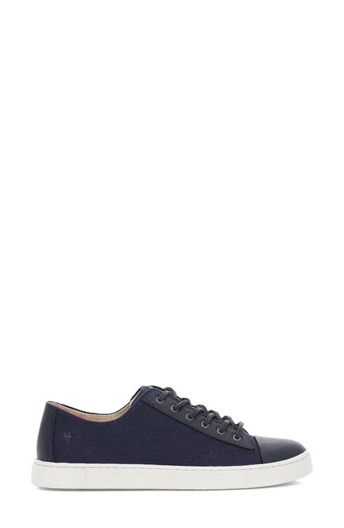 Frye Ivy Low Top Sneaker In Navy