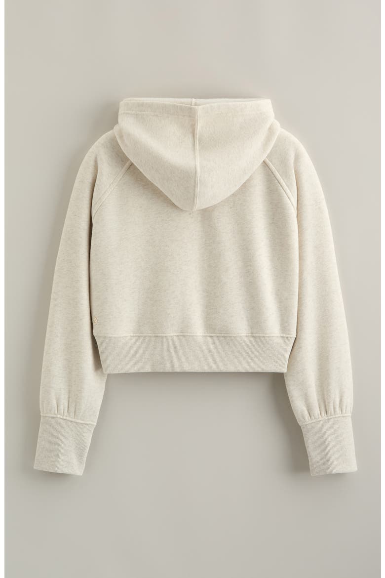 Kids' Cloud Fleece Full Zip Hoodie, Alternate, color, BEIGE SAND HEATHER