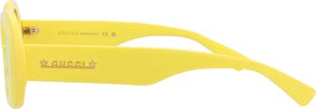 52mm Oval Sunglasses