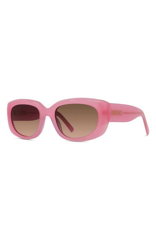 Givenchy Gv Day 54mm Geometric Sunglasses In Pink