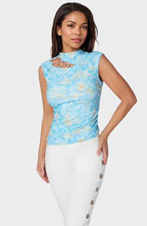 bebe Assymmetrical Top in Floral Dreams Print  product