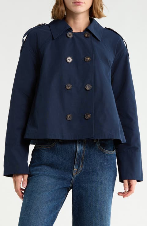 Crop Double Breasted Jacket
