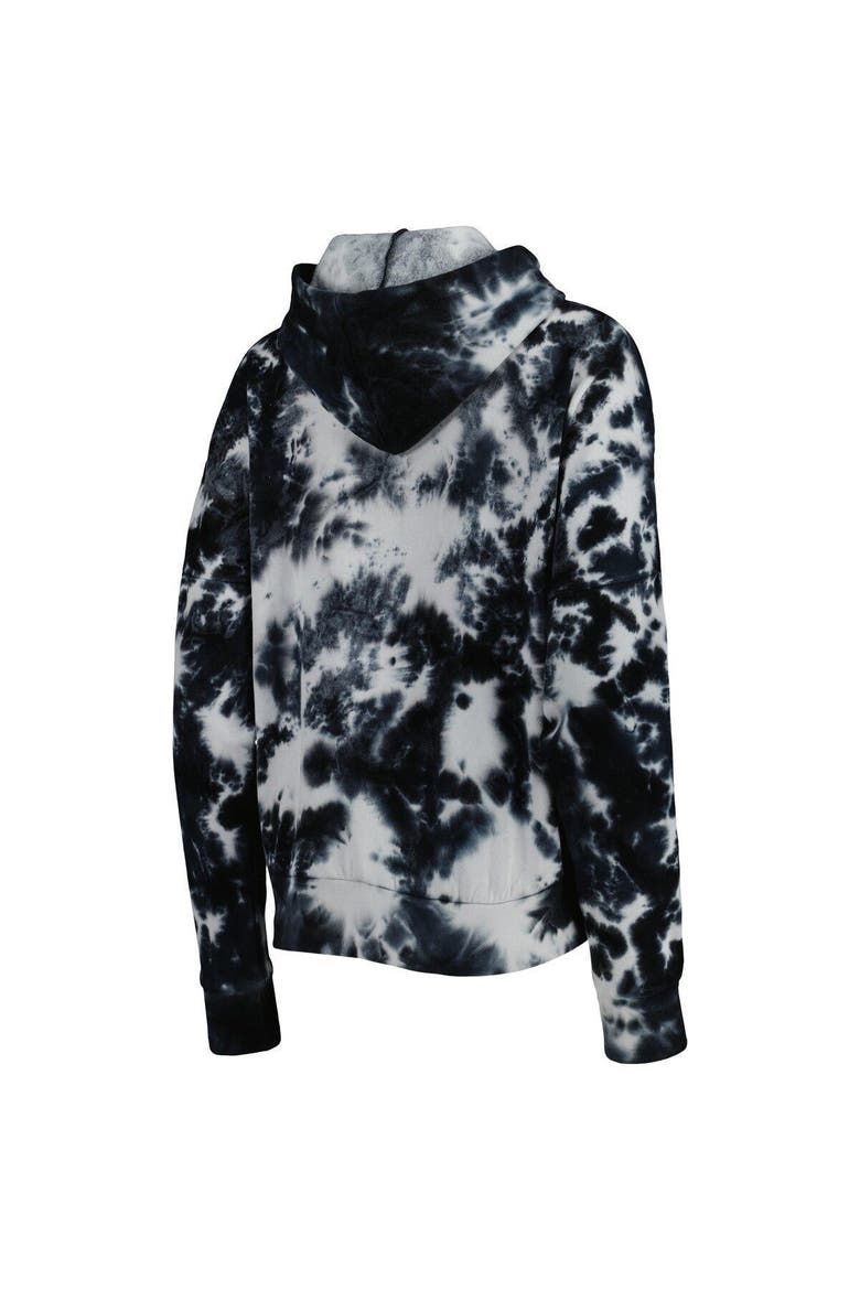 Women's New Era Black New Orleans Saints Cloud Dye Fleece Pullover Hoodie, Alternate, color, Black