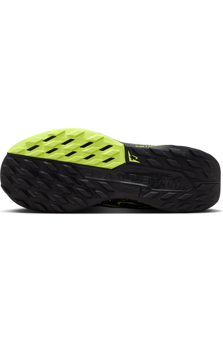 Nike ReactX Pegasus 5 Trail Running Shoe, Alternate, color, Black/ Volt Ice/ Phantom