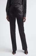 Valentino Tailored Double Duchesse Stretch Silk Pants