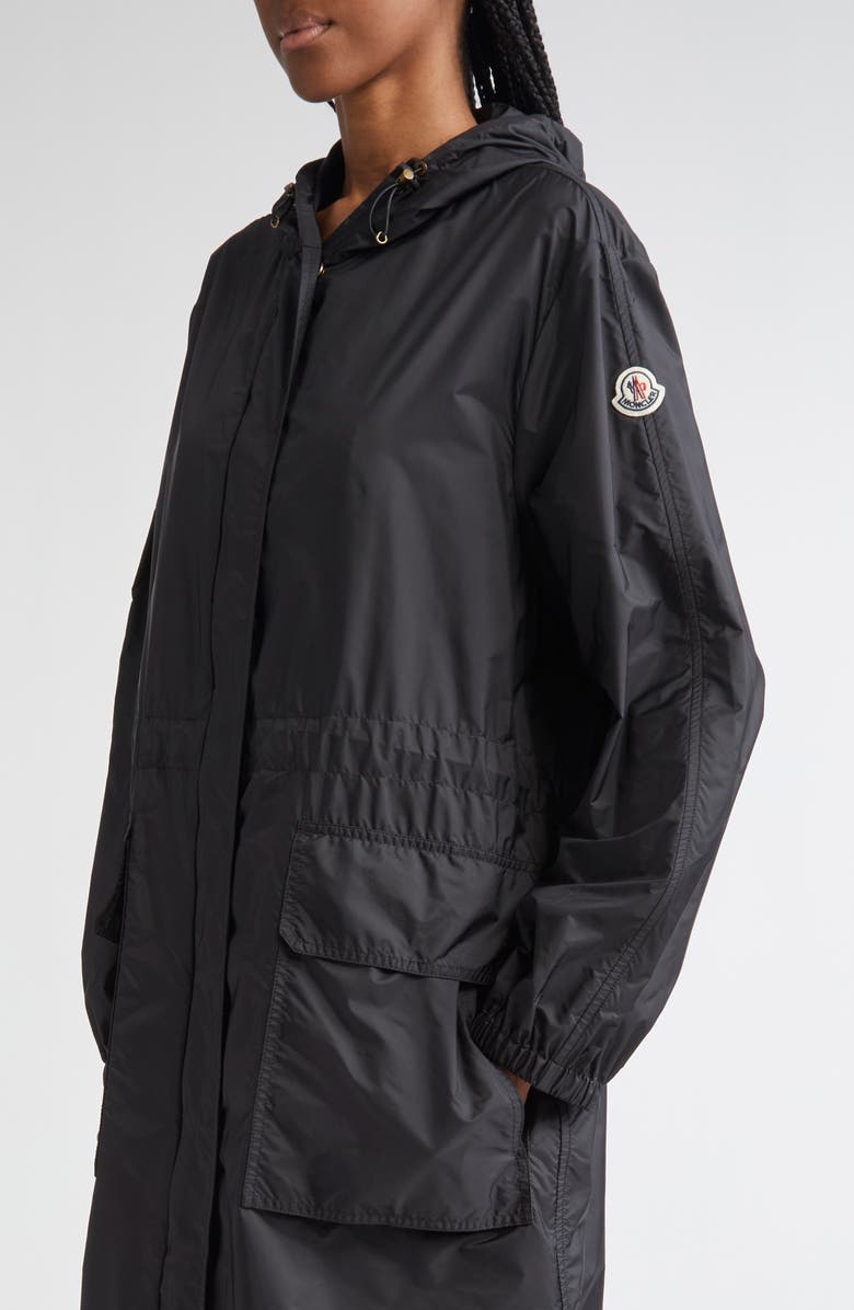Moncler Hiengos Long Parka, Alternate, color, Black