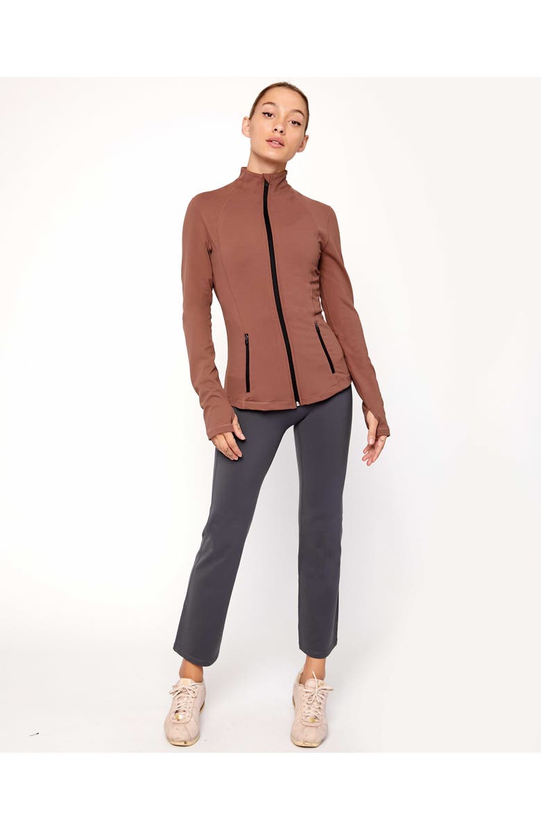 Rebody Active Gen XYZ Zip Up Cloudlux Track Jacket, Alternate, color, Walnut