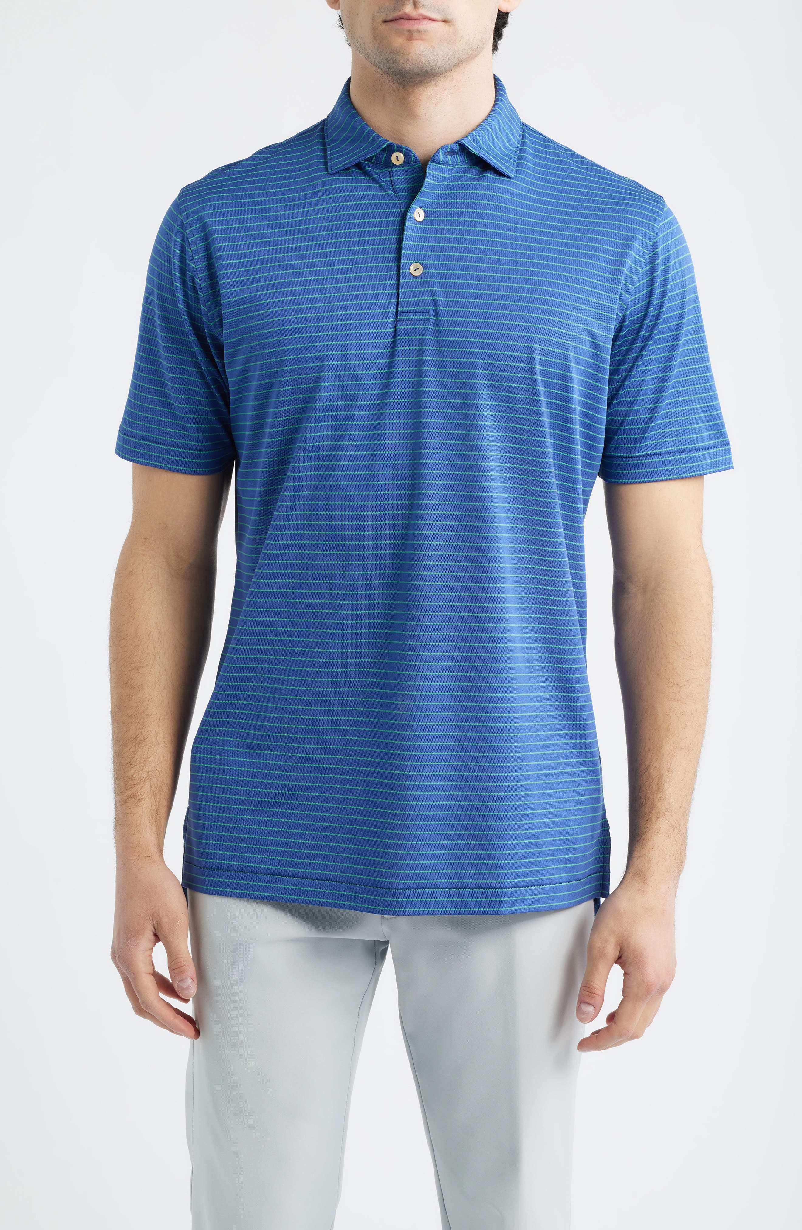 Winston Stripe Performance Pique Polo - image 5