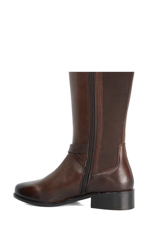 Dune London Teine Knee High Boot In Brown