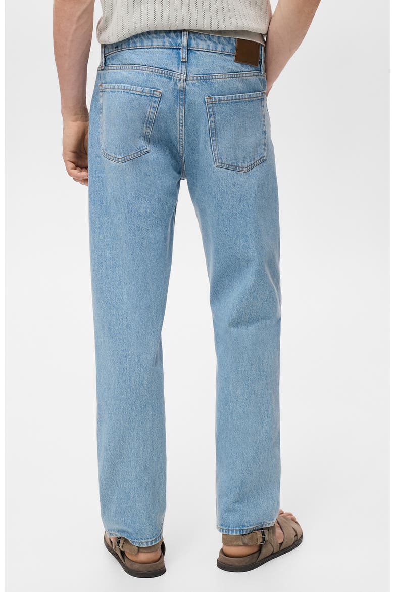 Moby Straight Fit Cotton Jeans, Alternate, color, MEDIUM VINTAGE BLUE