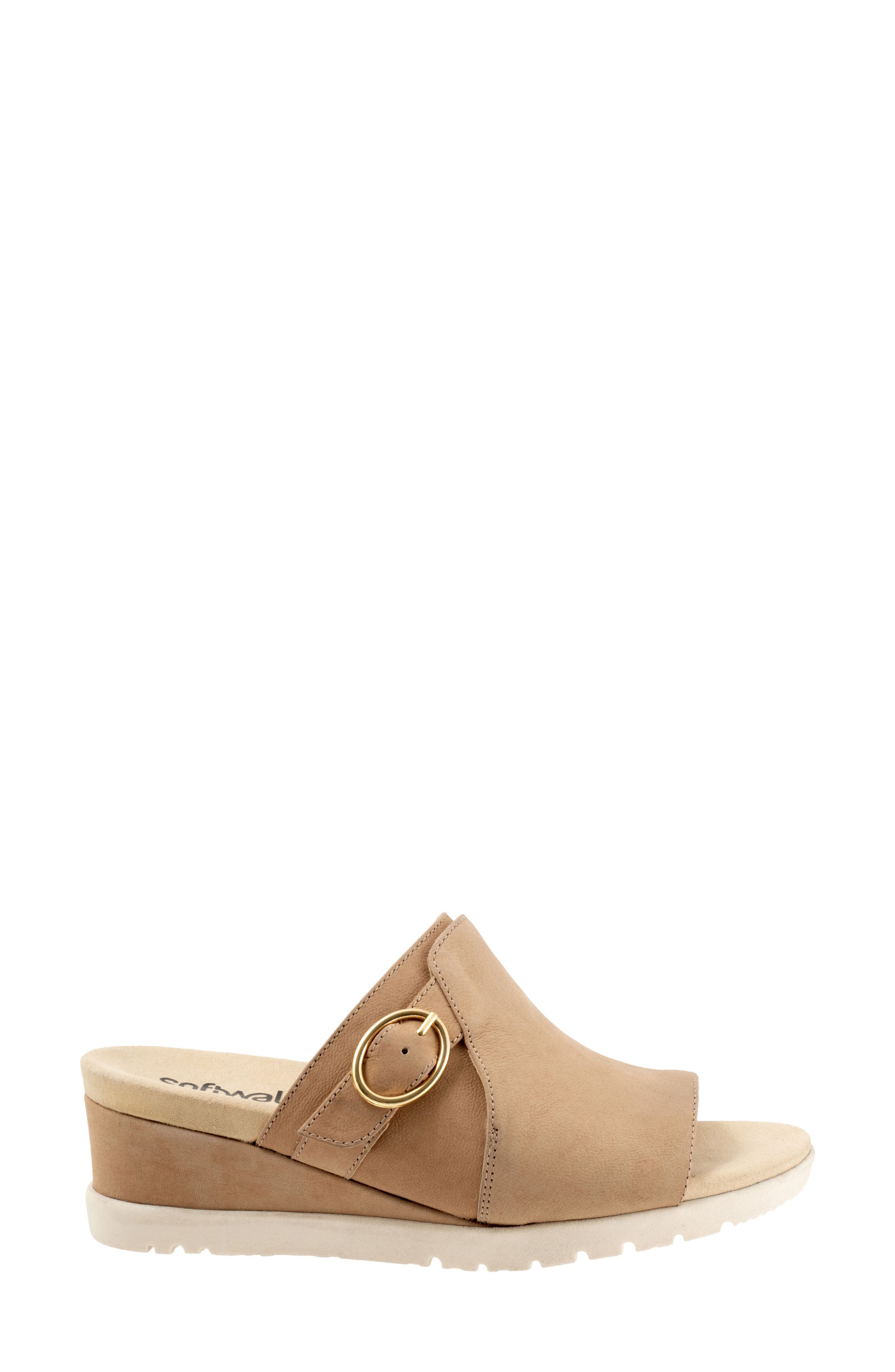 Newberry Platform Wedge Slide Sandal, Alternate, color, BEIGE NUBUCK