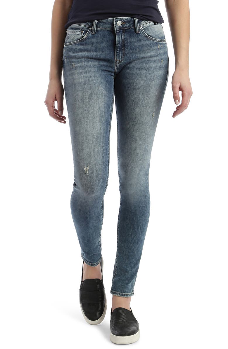 Mavi Jeans Adriana Skinny Jeans, Main, color,
