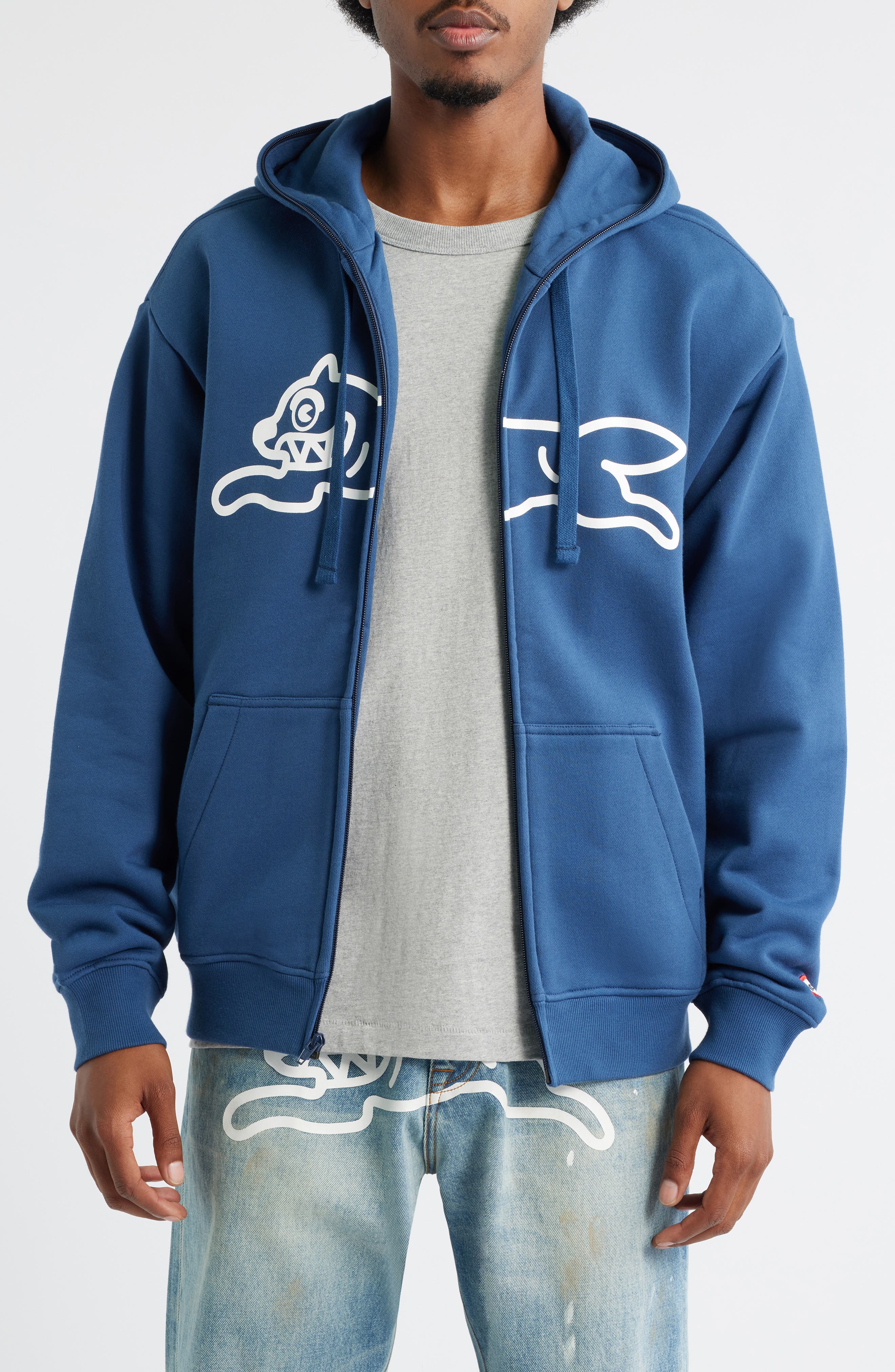 Scanner Graphic Zip Hoodie - image 3
