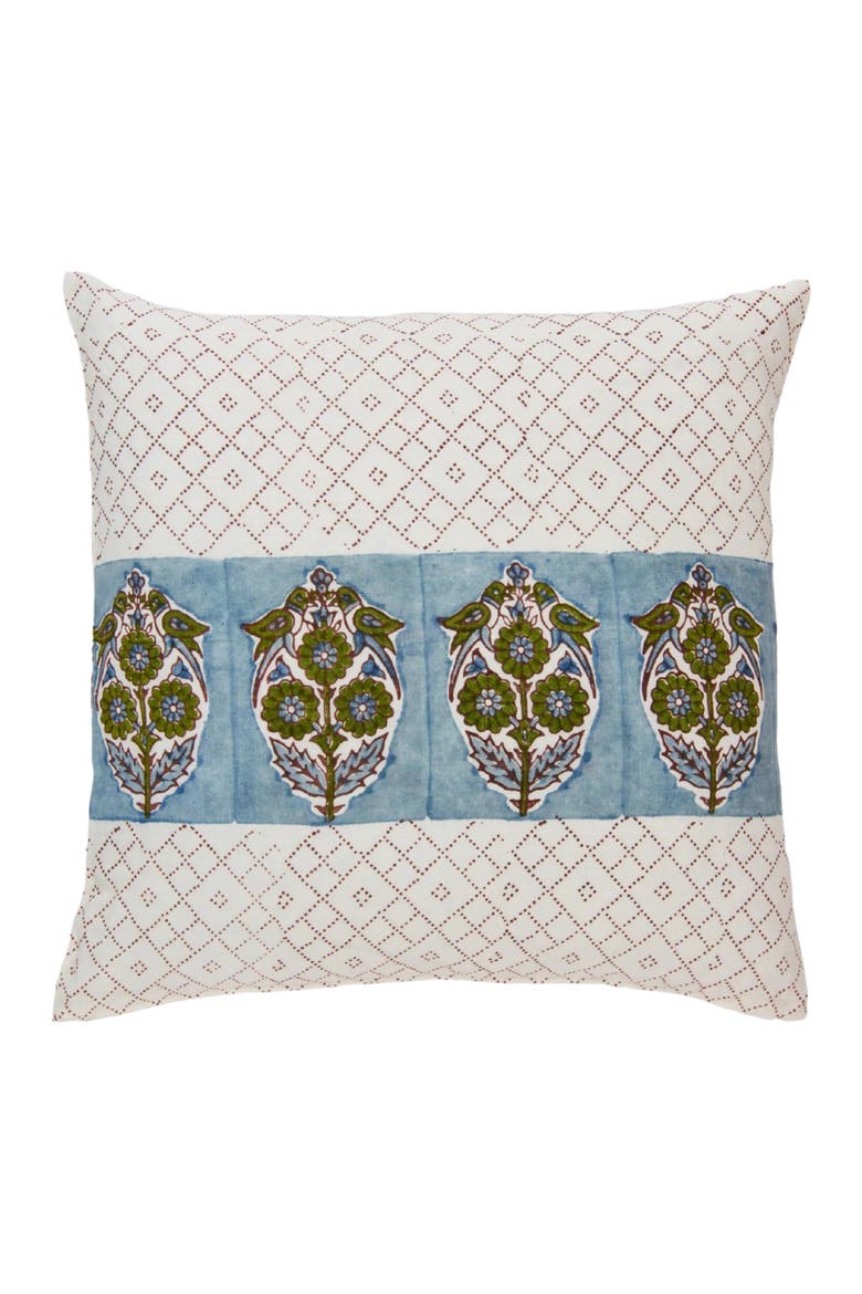 Parakeets Blue/Green Pillow Cover - 20x20, Main, color, Blue Green