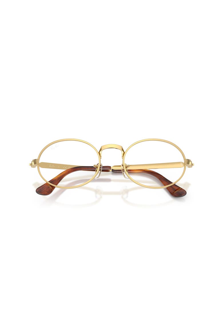 54mm Oval optical glasses, Alternate, color, Gold