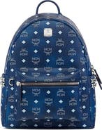 MCM Stark Side Studs Backpack in Visetos