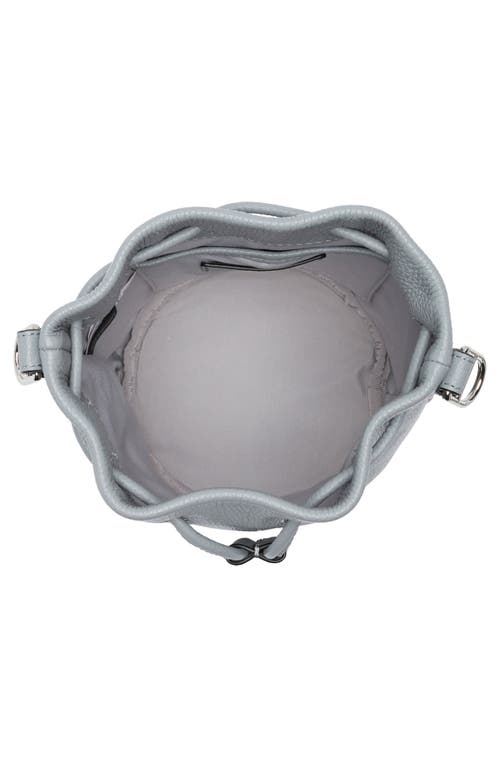 Marc Jacobs Leather Bucket Bag In Rock Grey
