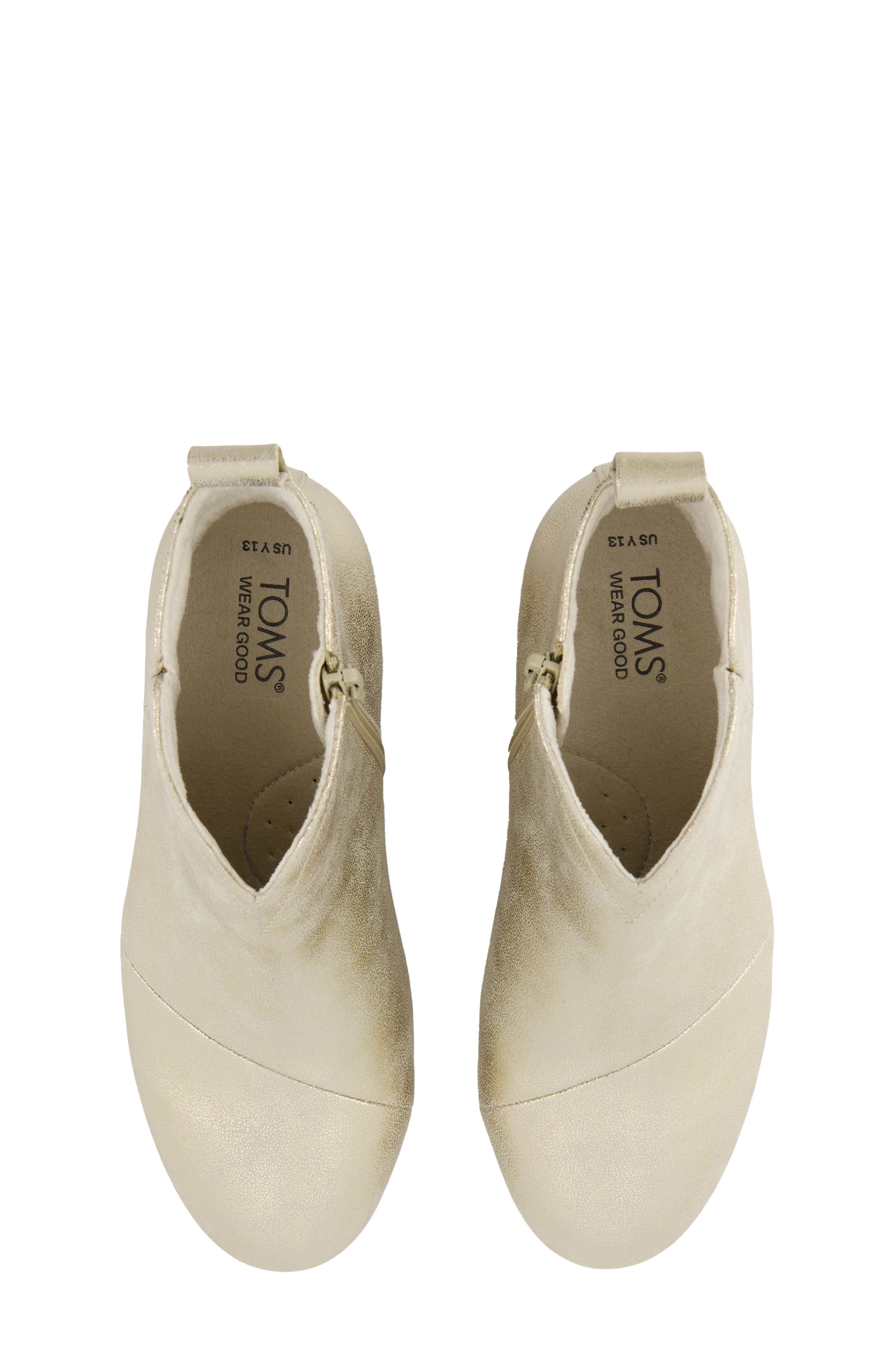 TOMS Kids' Clare Wedge Bootie, Alternate, color, 