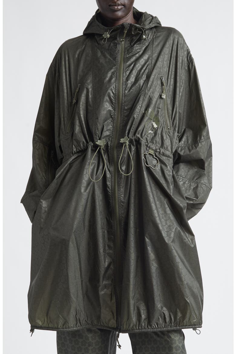 x The North Face Wind Mountain Jacket, Main, color, FOREST NIGHT GREEN